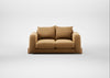Nuvola 2 Seater Sofa Wool Velvet Camel / Natural