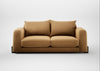 Nuvola 3 Seater Sofa Wool Velvet Camel / Black