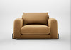 Nuvola Loveseat Wool Velvet Camel / Black