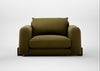 Nuvola Loveseat Wool Velvet Olive / Black
