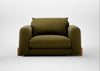 Nuvola Loveseat Wool Velvet Olive / Natural