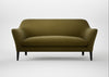 Wallis 3 Seater Sofa Wool Velvet Olive / Black