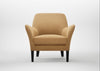 Wallis Armchair Wool Velvet Camel / Black