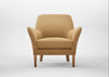 Wallis Armchair Wool Velvet Camel / Natural