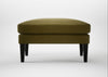 Wallis Ottoman Wool Velvet Olive / Black