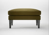 Wallis Ottoman Wool Velvet Olive / Natural