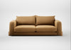 Nuvola 4 Seater Sofa Wool Velvet Camel / Natural