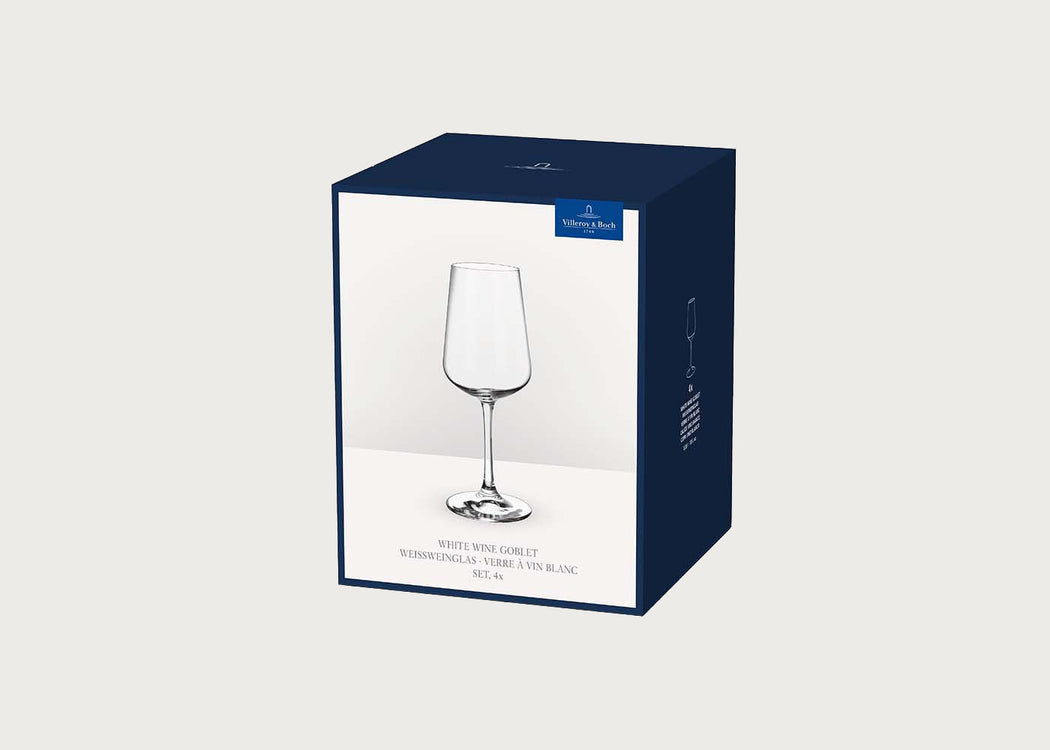Ovid White Wine Glass Set of 4