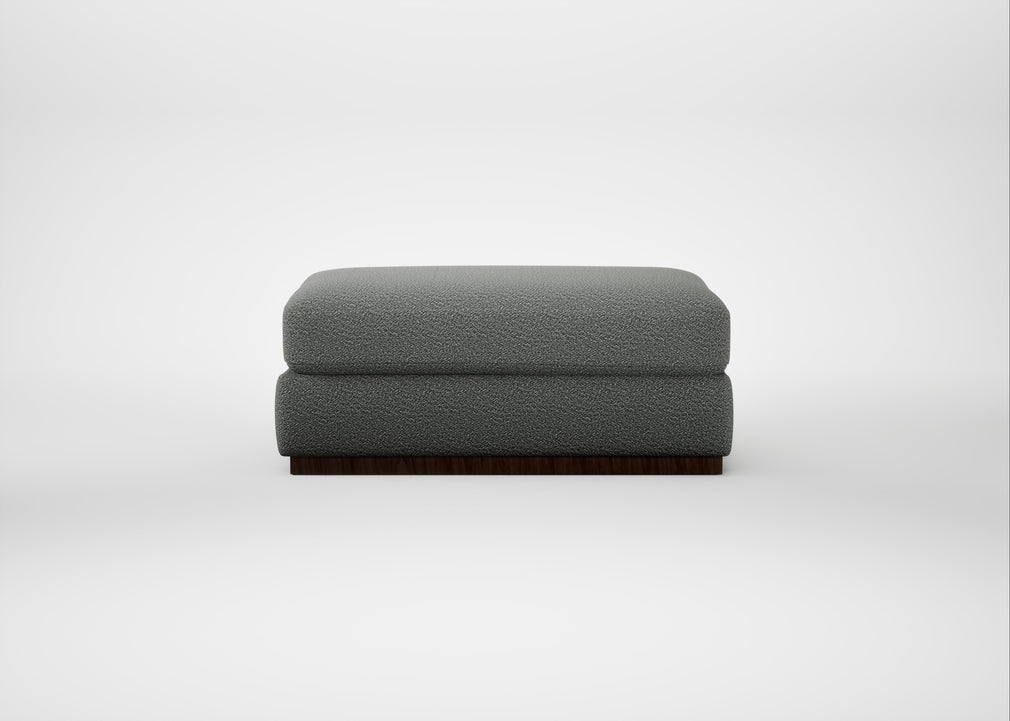 Trento Ottoman Boucle Steel