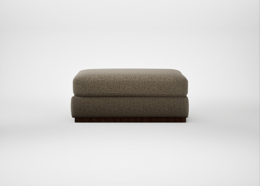 Trento Ottoman Boucle Velvet Rocky