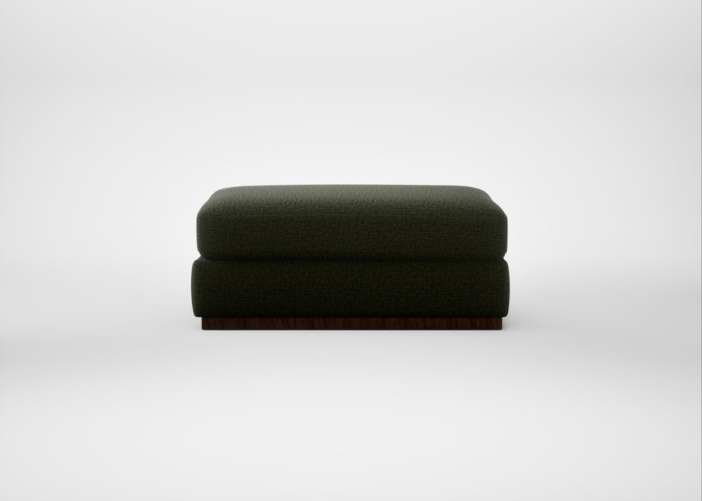 Trento Ottoman Boucle Velvet Wilder