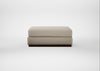 Trento Ottoman Broad Weave Putty