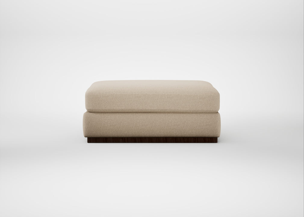 Trento Ottoman Brushed Cotton Oat