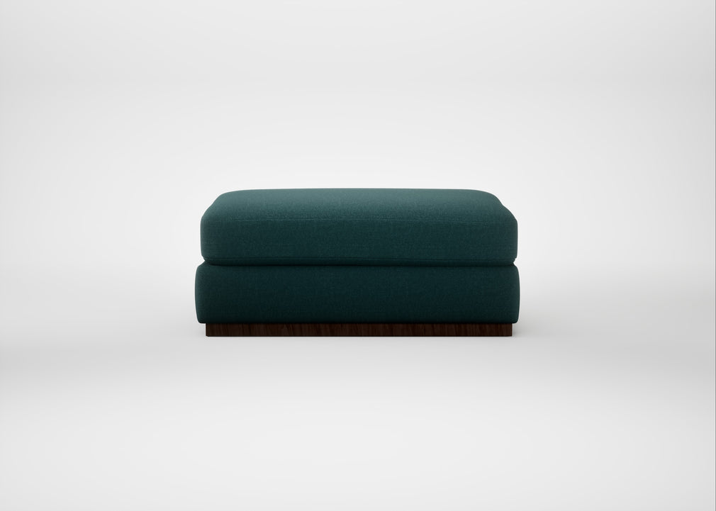 Trento Ottoman Brushed Cotton Pine