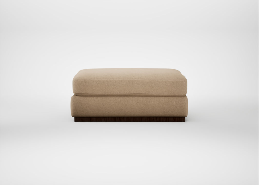 Trento Ottoman Capelo Linen-Cotton Bamboo