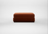 Trento Ottoman Cotton Velvet Russet