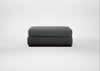 Trento Ottoman Melton Wool Shale