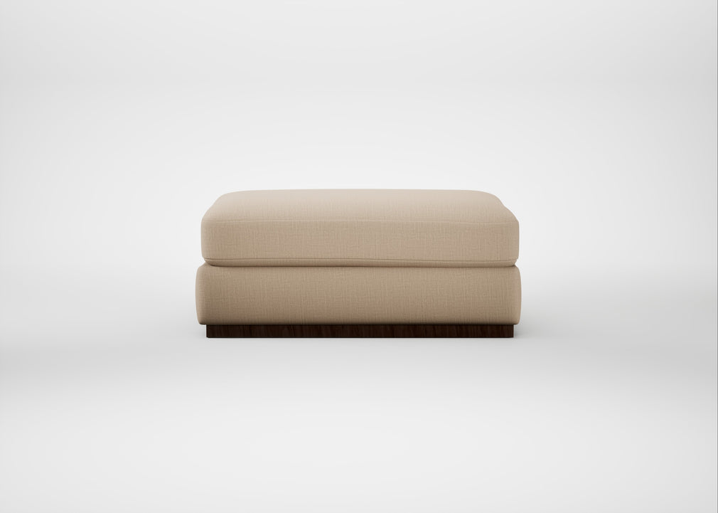 Trento Ottoman Smart Cotton Linen Rice