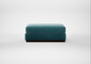 Trento Ottoman Smart Luxe Velvet Airforce Blue