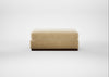 Trento Ottoman Smart Luxe Velvet Biscuit