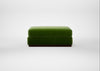 Trento Ottoman Smart Luxe Velvet Grass