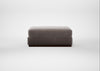 Trento Ottoman Smart Luxe Velvet Mushroom