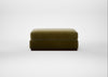 Trento Ottoman Smart Luxe Velvet Peridot