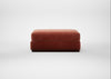 Trento Ottoman Smart Luxe Velvet Tawny