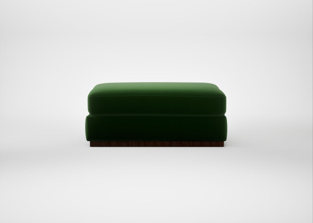 Trento Ottoman Smart Velvet Forest