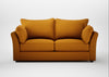 Tailor 3 Seater Sofa Loop Twill Ochre / Walnut Stained