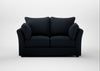 Tailor 2 Seater Sofa Loop Twill Midnight / Walnut Stained