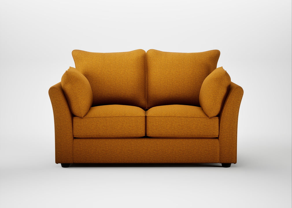 Tailor 2 Seater Sofa Loop Twill Ochre / Black