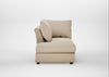 Tailor Left Hand Facing Chaise Unit Loop Twill Fossil / Black