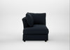 Tailor Left Hand Facing Chaise Unit Loop Twill Midnight / Black