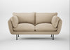 Allora 2 Seater Sofa Loop Twill Fossil / Black