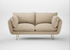 Allora 2 Seater Sofa Loop Twill Fossil / Brass