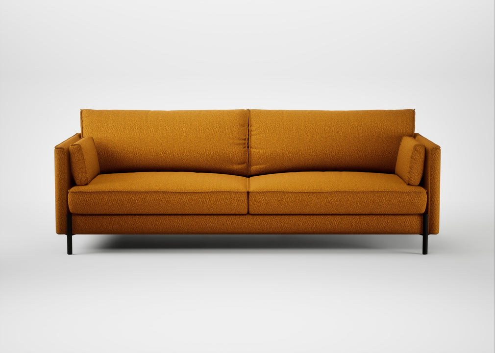 Tortona 4 Seater Sofa Loop Boucle Twill Ochre