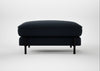 Tortona Footstool Loop Boucle Twill Midnight