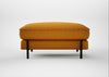 Tortona Footstool Loop Boucle Twill Ochre