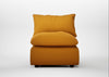 Astrid Single Unit Loop Boucle Twill Ochre / Walnut Stained Beech