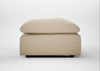 Astrid Ottoman Loop Twill Fossil / Walnut Stained Beech