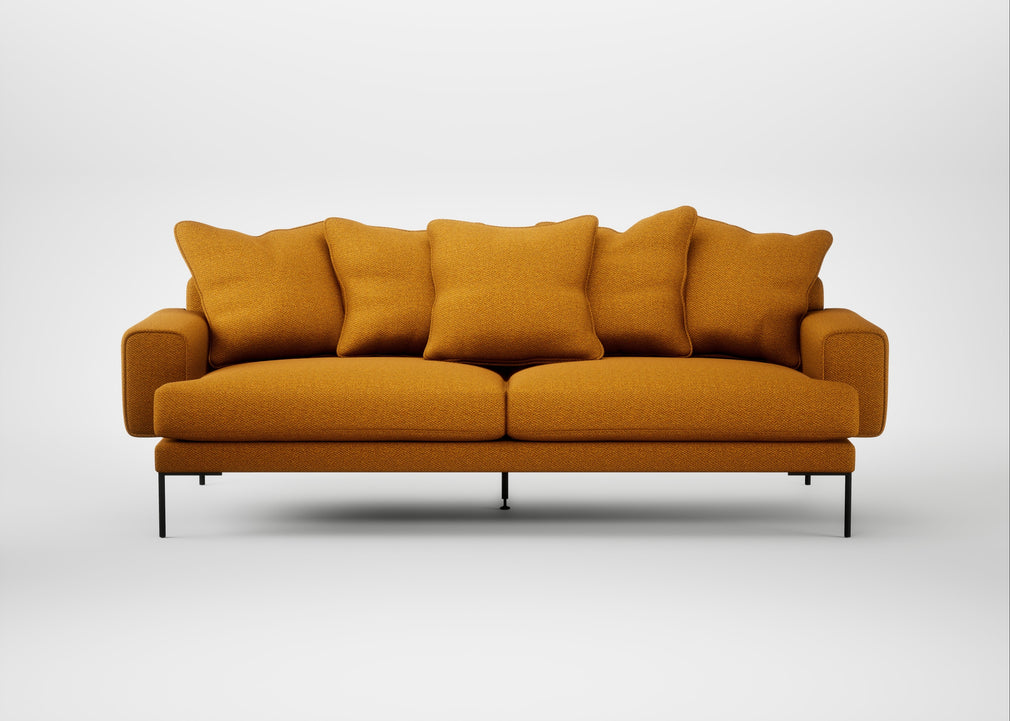 Torrington 4 Seater Sofa Loop Boucle Twill Ochre