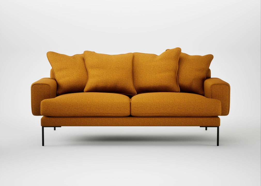 Torrington 3 Seater Sofa Loop Boucle Twill Ochre