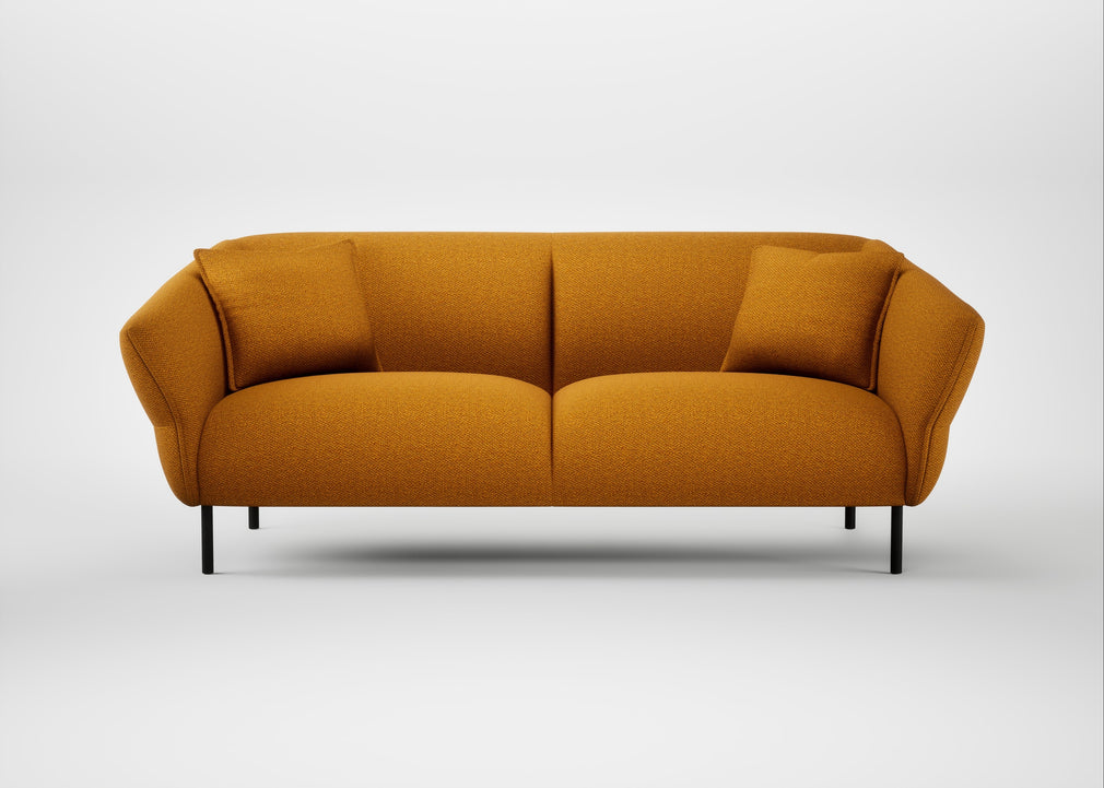 Alto 3 Seater Sofa Loop Boucle Twill Ochre