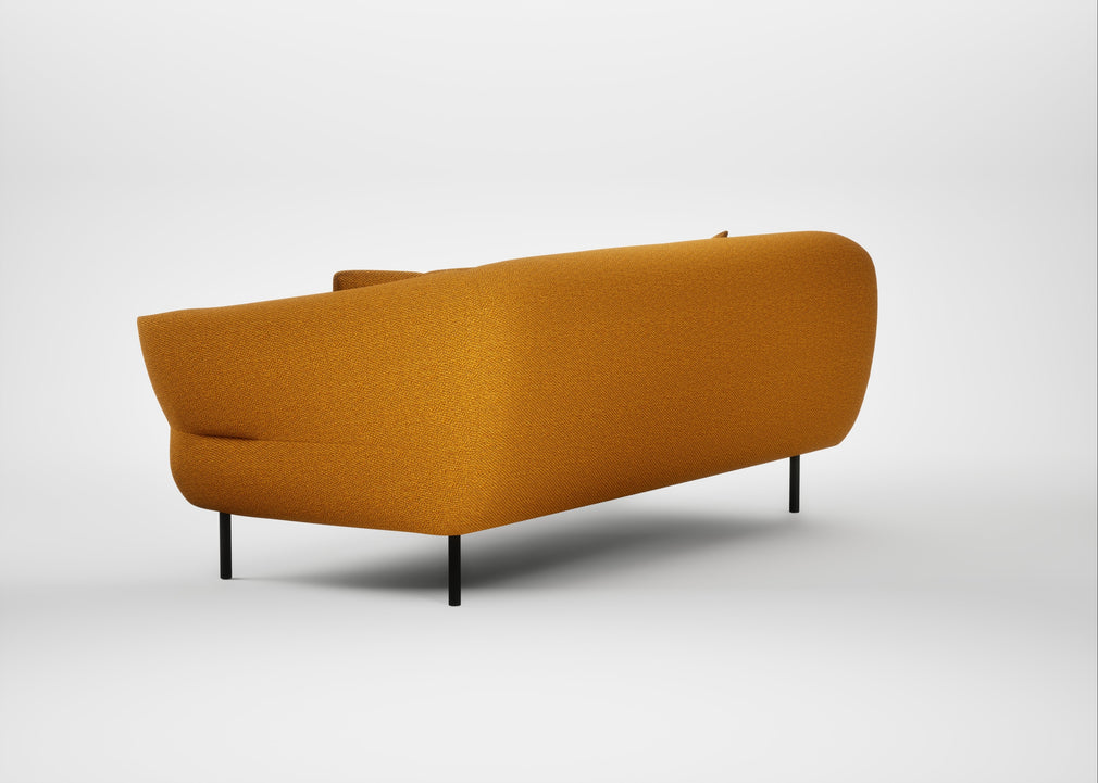 Alto 3 Seater Sofa Loop Boucle Twill Ochre