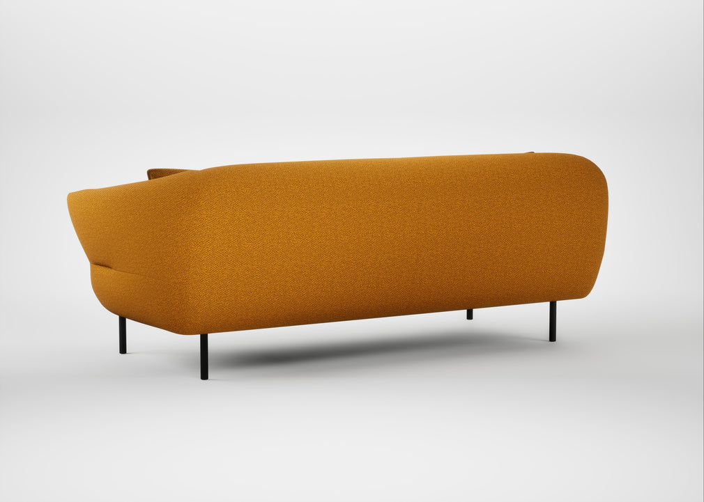 Alto 3 Seater Sofa Loop Boucle Twill Ochre