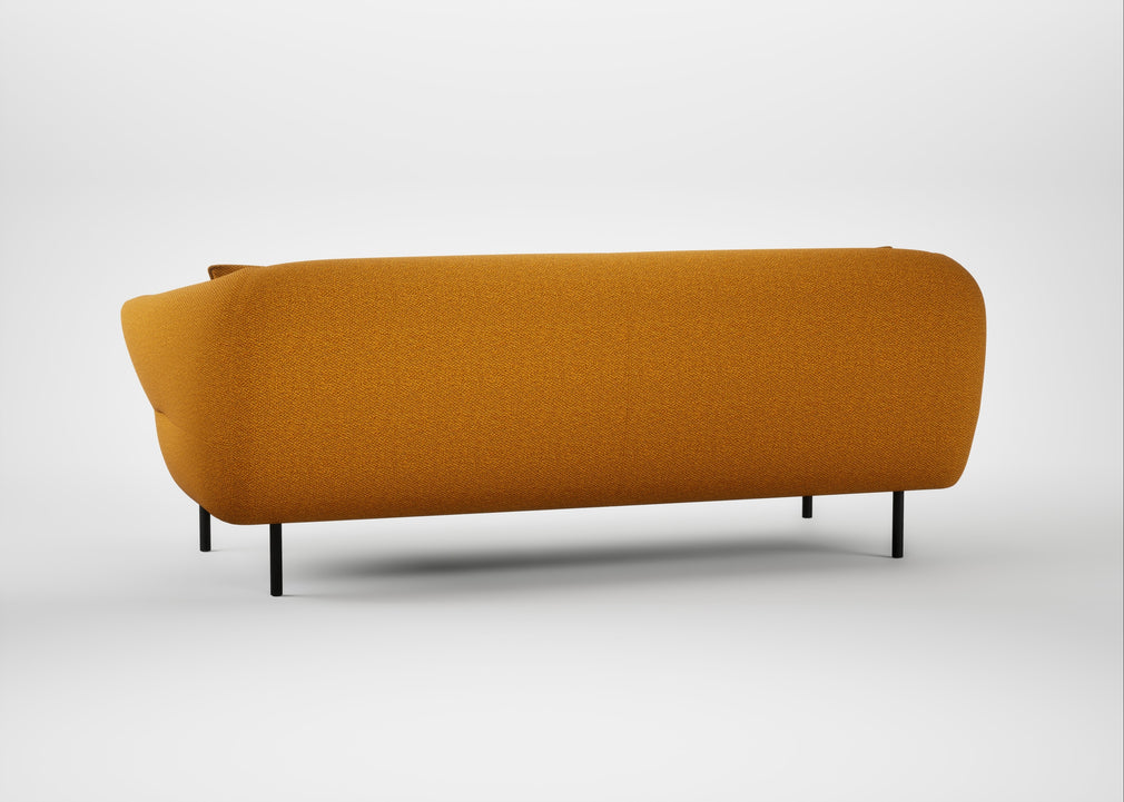 Alto 3 Seater Sofa Loop Boucle Twill Ochre