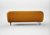 Alto 3 Seater Sofa Loop Boucle Twill Ochre