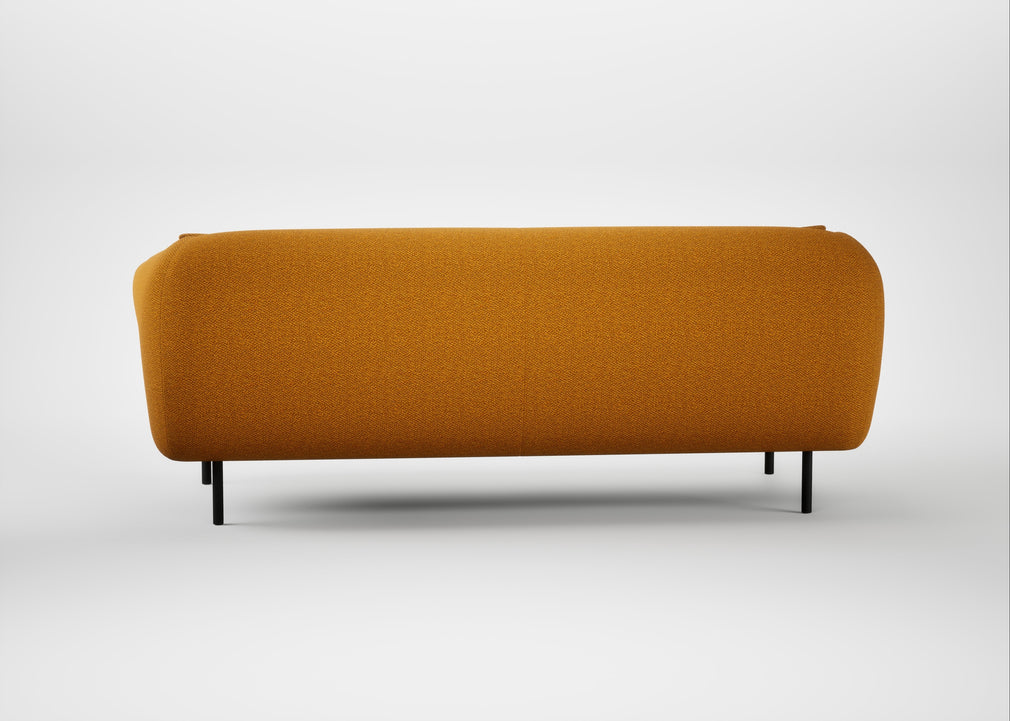 Alto 3 Seater Sofa Loop Boucle Twill Ochre