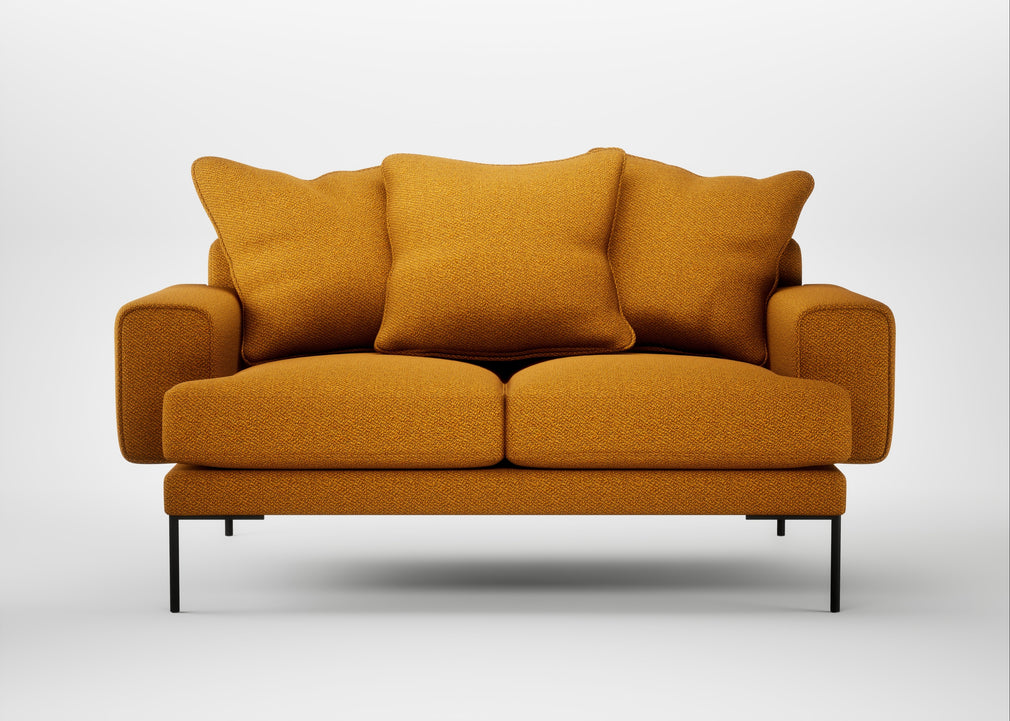 Torrington 2 Seater Sofa Loop Boucle Twill Ochre